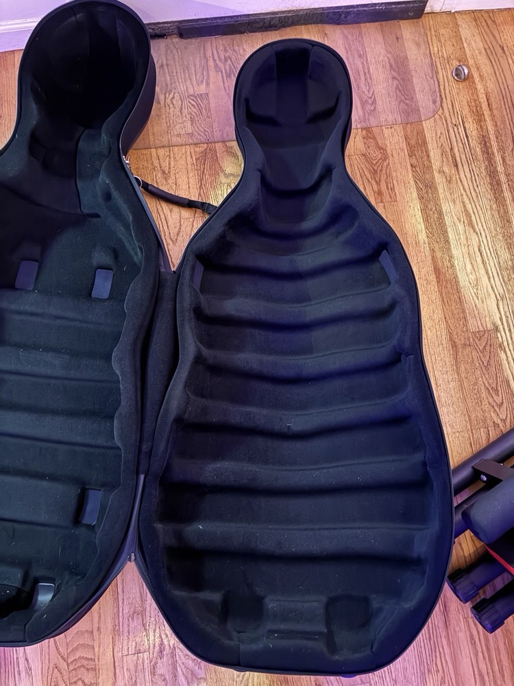 Black Hard Shell BAM CELLO FLIGHT CASE