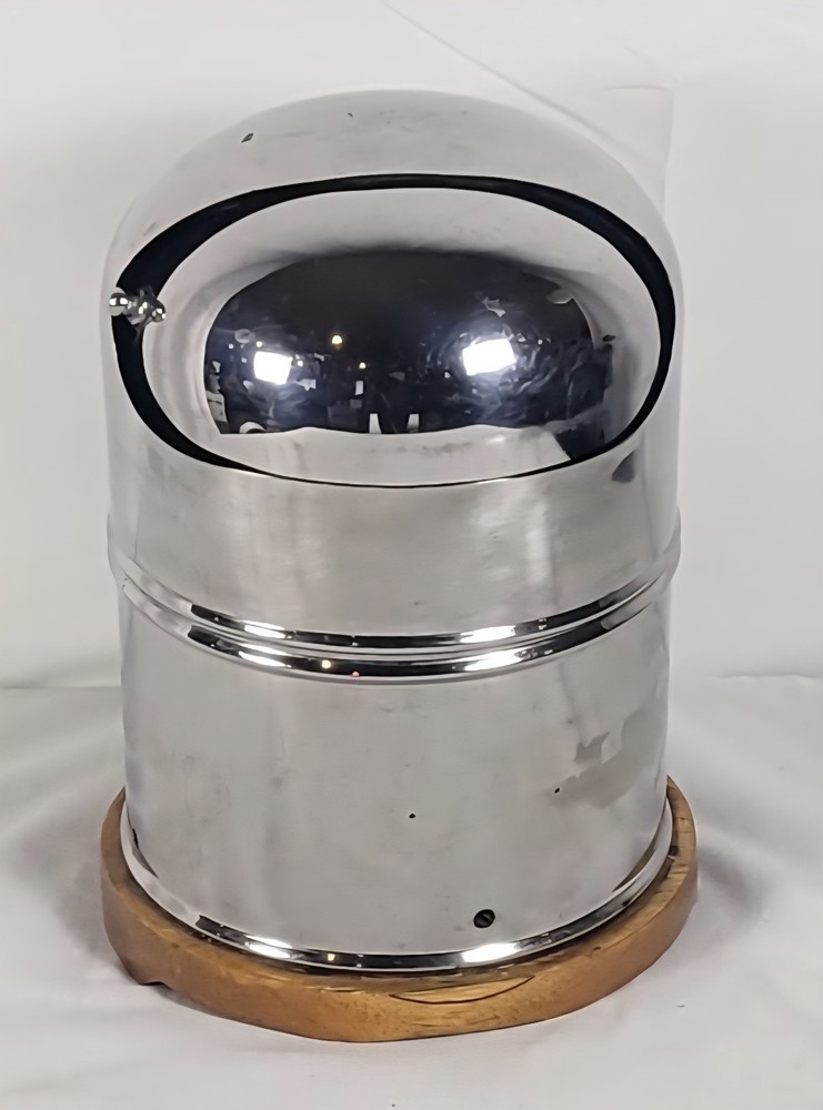 Vintage Danforth Constellation Stainless Steel Marine Compass 8" Base