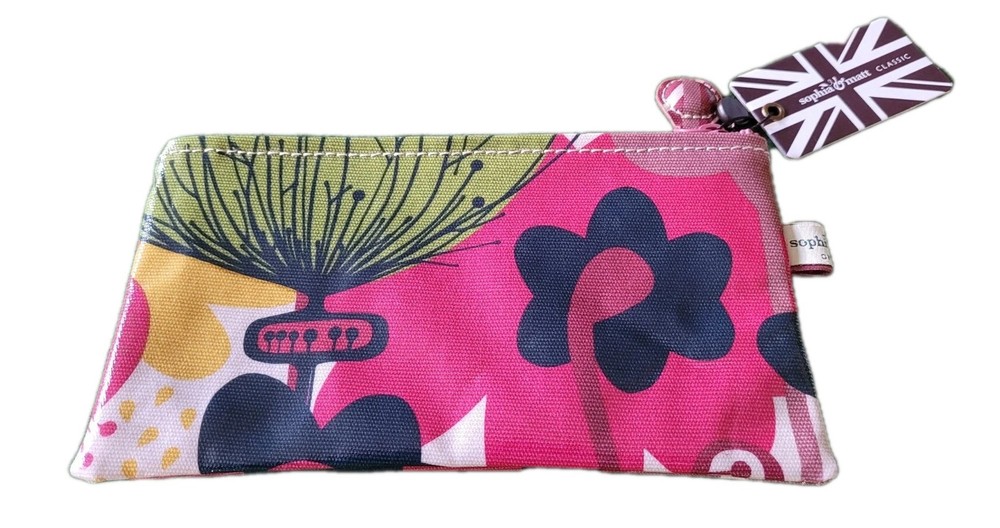 Sofia&Mat Classic Floral Print Accessory Pouch NWT