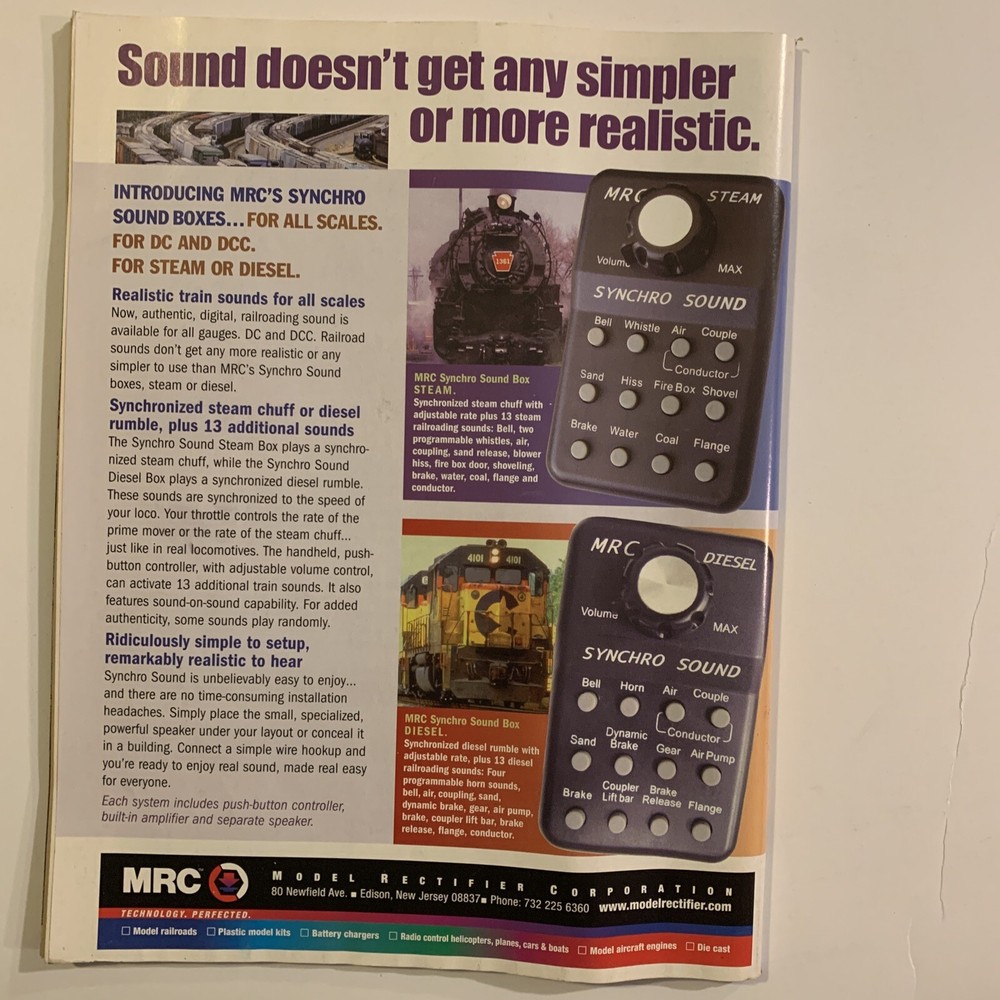 Model Railroader Magazine December 2006 ￼ Adding A Yard South Manchester￼