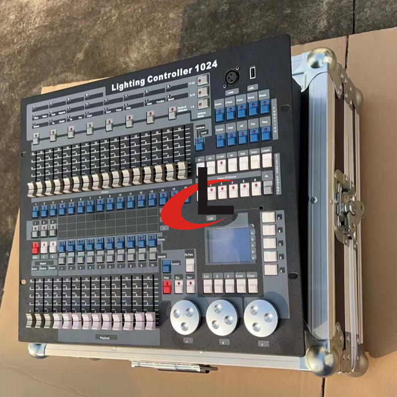 King Kong 1024 Dmx Controller With Flight Case Stage Lighting Console for Show