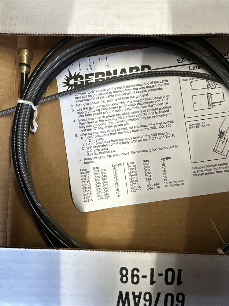 Bernard 43110 10' 300A Liner