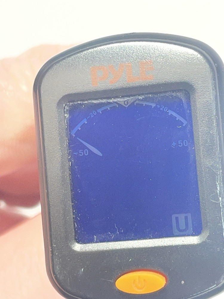 Pyle Clip On Tuner Replacement Pre Owned Tested