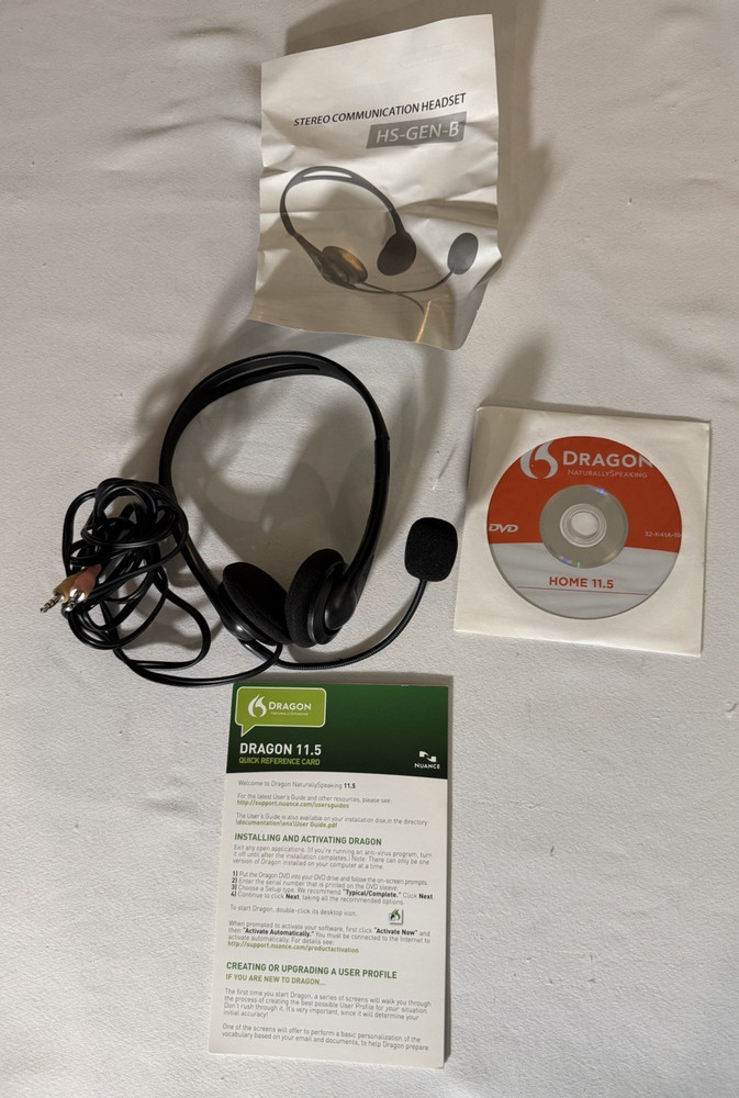 Nuance Dragon Naturally Speaking 11 Home Edition Speech Recognition Software