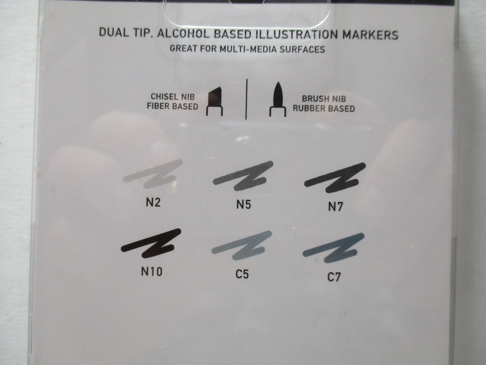 ARTSMITH Illustrations Markers Greys 1873-7783