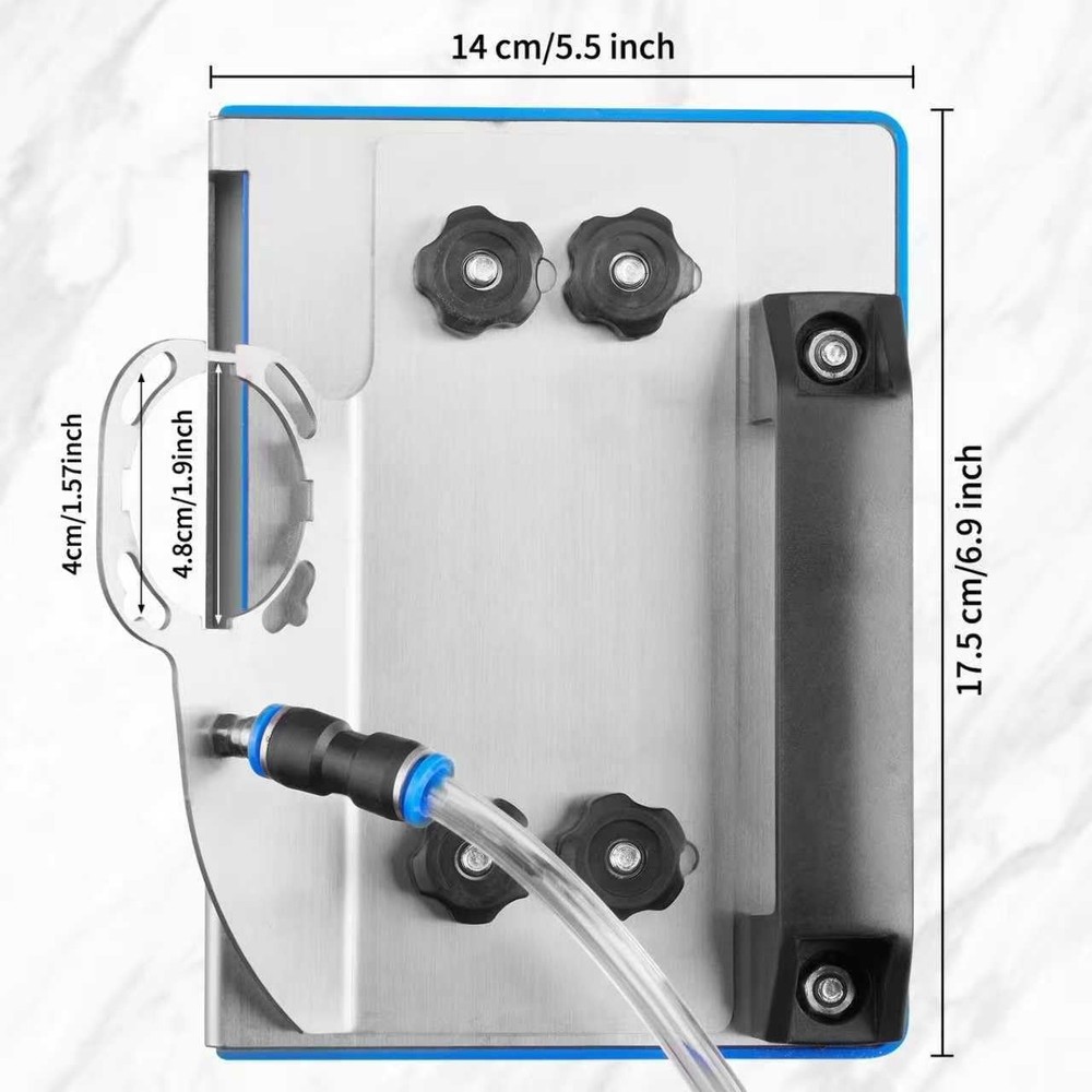 45 Degree Tile Chamfering Tool & Angle Grinder Stand, for 45° Tile Cutting & ...