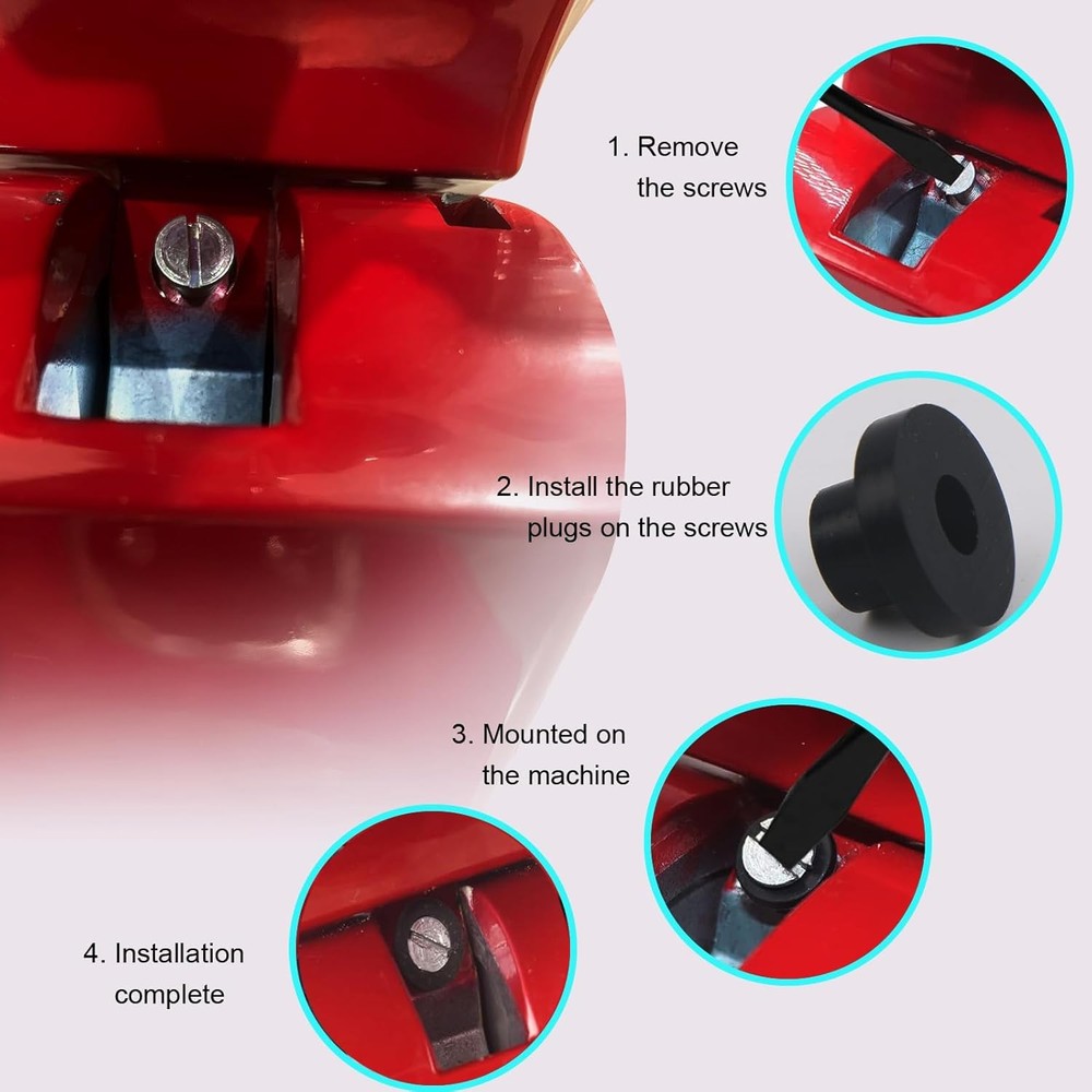 KitchenAid Tilt-Head Mixer Rubber Washers Replacement Kit 3.5-7 Quart