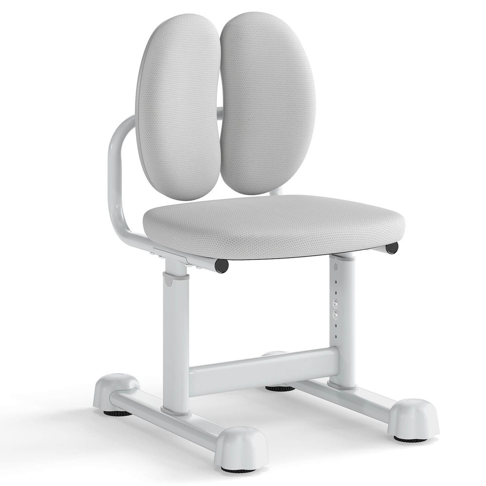 Kids Desk Chair w/Double Back Support Adjustable Height Upholstered Computer