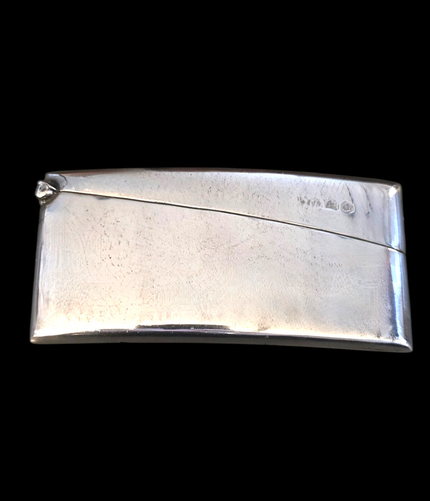 Sterling Silver Calling Card case by Walker & Hall 1931 Sheffield