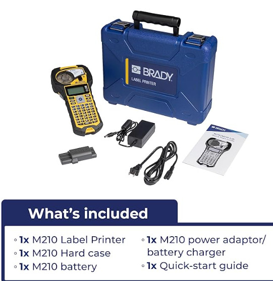 Brady M210 Portable Label Printer New
