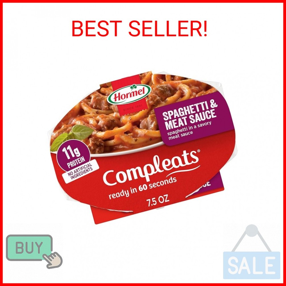 Spaghetti & Meat Sauce Microwave Tray, 7.5 oz. (7 Pack)