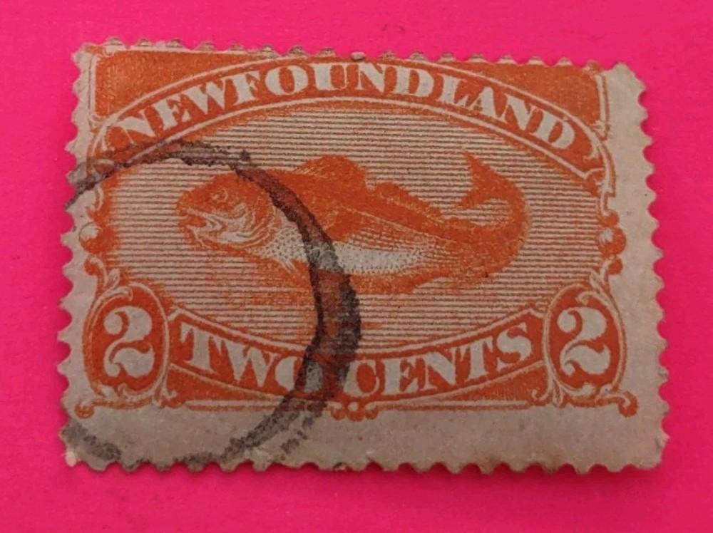 Canada, 1887Newfoundland Codfish#48 2Ct,Used(19-01_12)