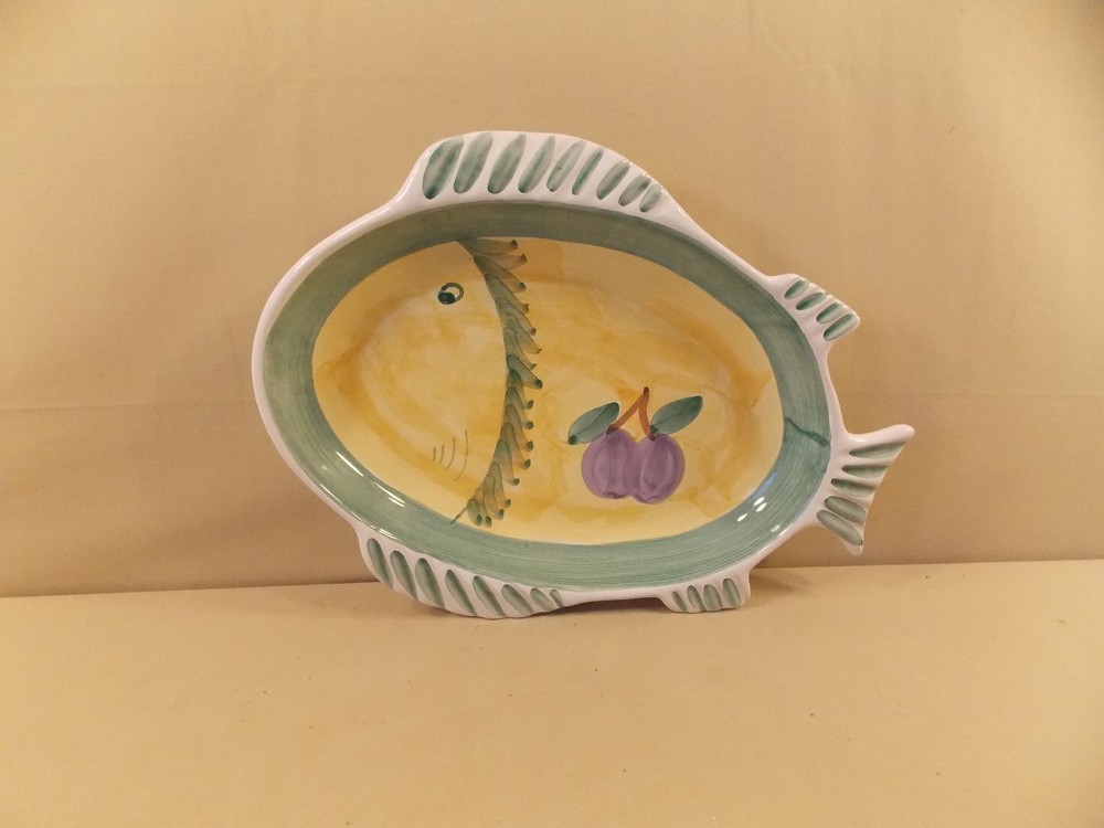 Colorful 15" Fish Platter