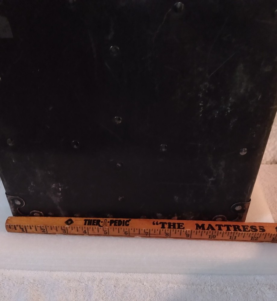 Black Small Suitcase Briefcase Excelsior Case Chest Vintage
