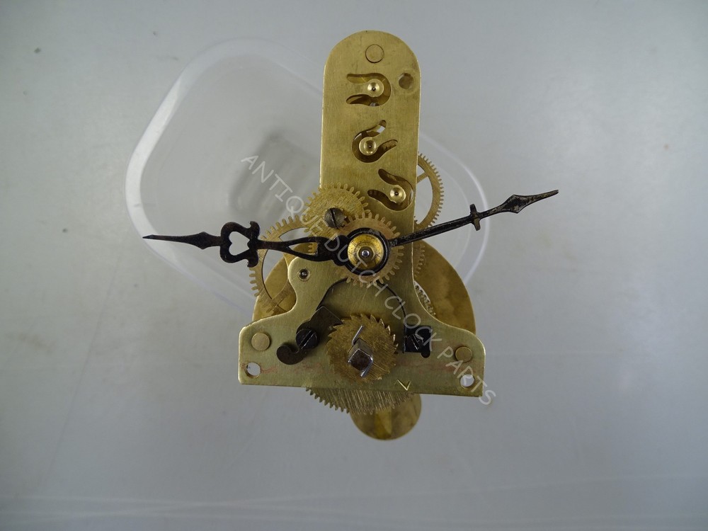 ANTIQUE JAPY FRERES OVERHAULED FIXED PENDULUM TIME ONLY CLOCKWORK