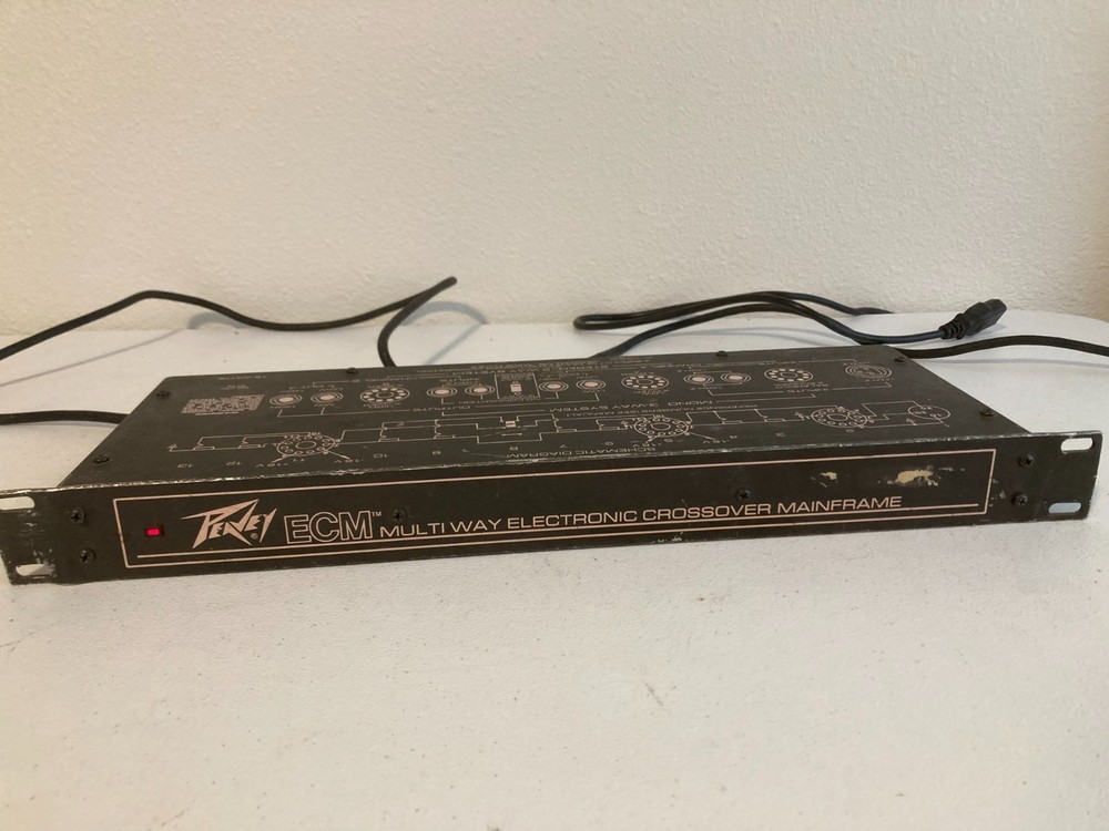 Peavey ECM Multi Way Electronic Crossover Mainframe Pro Audio Rackmount Unit