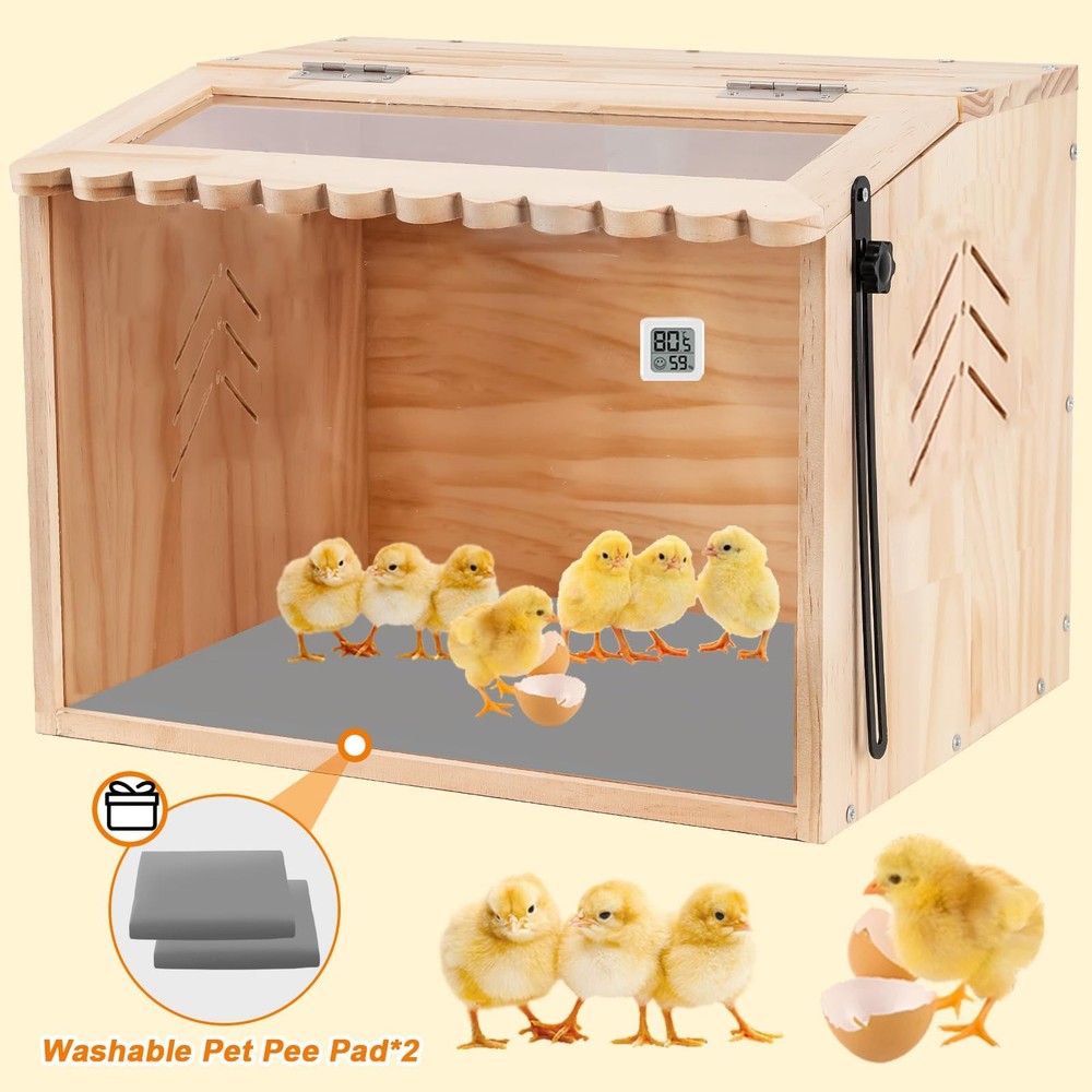 Chicken Brooder Box, Brooder Box for Chicks & Quail, Small Chicken Coop Quail...