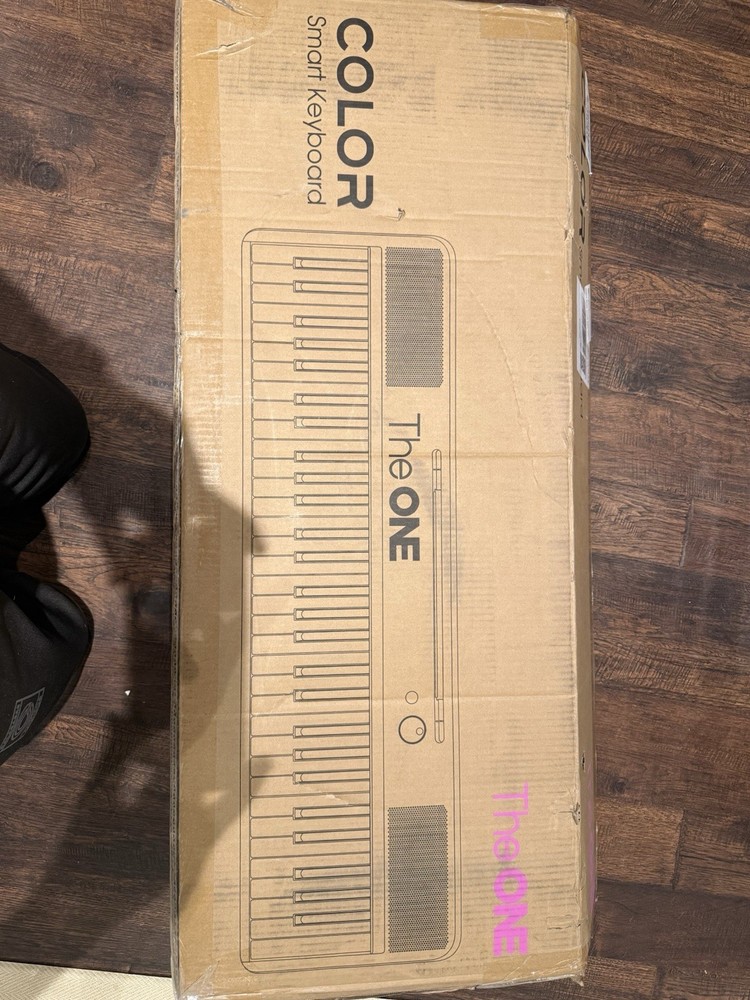 The ONE COLOR Smart Keyboard 61-Key Electronic Keyboard Bluetooth LED Learning