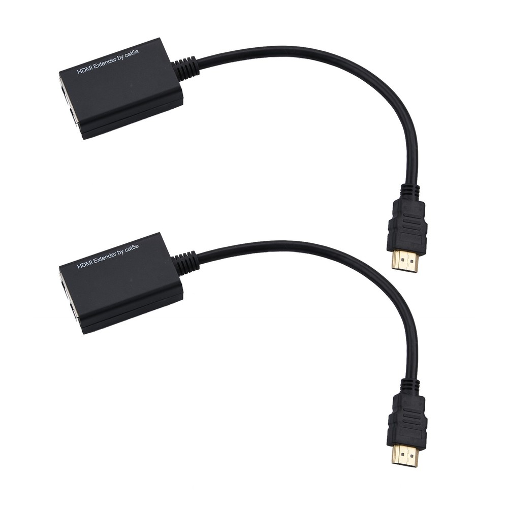 HDMI Converter Sender/Receiver Cat5e CAT6 Cable HD 1080P Video Singal Extender E