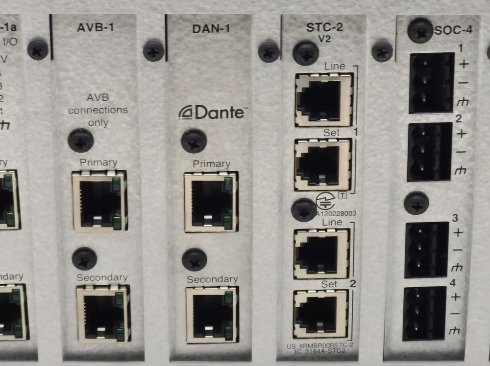 Biamp Tesira SERVER-IO w/ 14 Module Cards (Read Description)