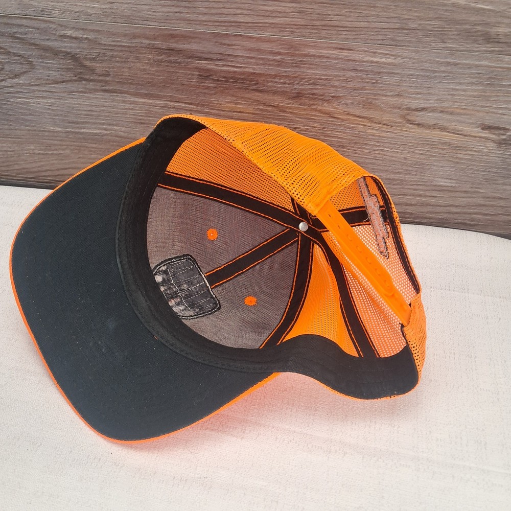 NON-TYPICAL BY DRAKE ORANGE WATERFOWL AMERICANA SHIELD PATCH CAP