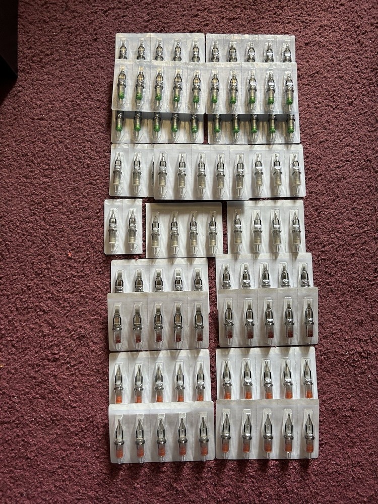 EZ Tattoo Cartridge Needles Assorted - 95 Pieces Mixed