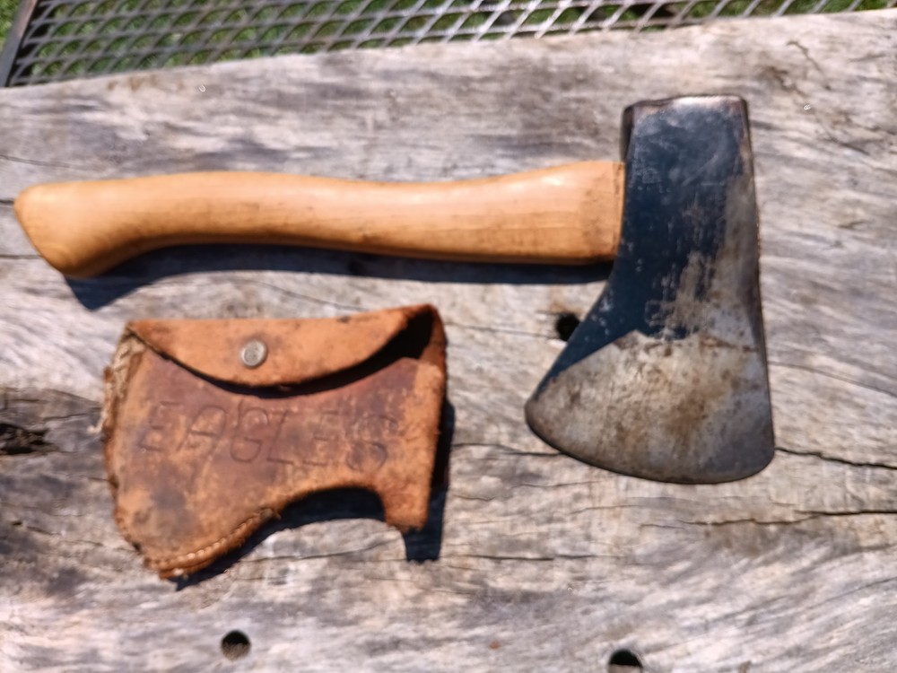 Vintage Plumb National Pattern Hatchet With Handle