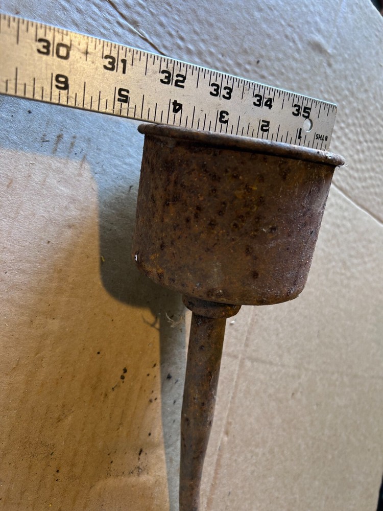 Rustic Original Vintage Primitive Metal Funnel ??? great decor