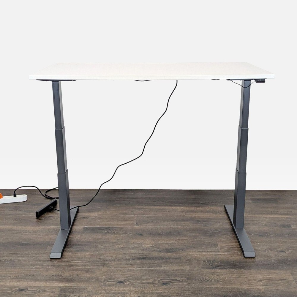 Steelcase Migration Electric Height Adjustable Desk - White Top