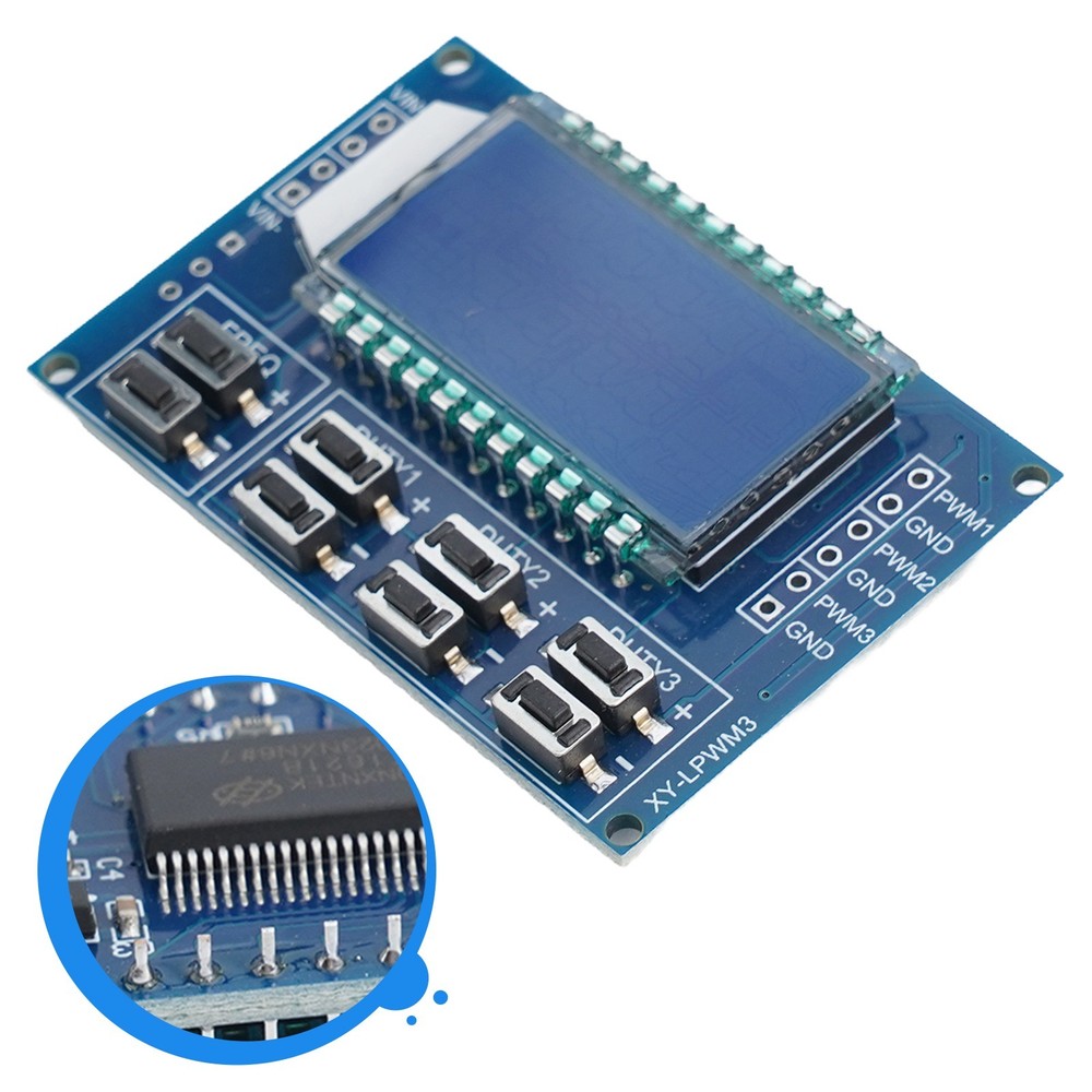 Adjustable Pulse Generator for Controlling Related Circuits LCD Display