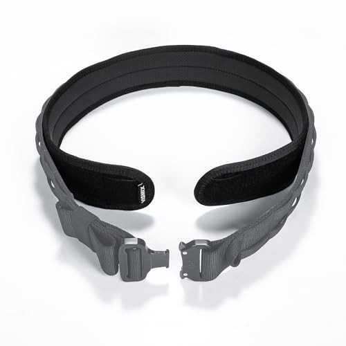 Tactical Anti-slip Pad Inner Belt with Loop System - Compatible Medium Black