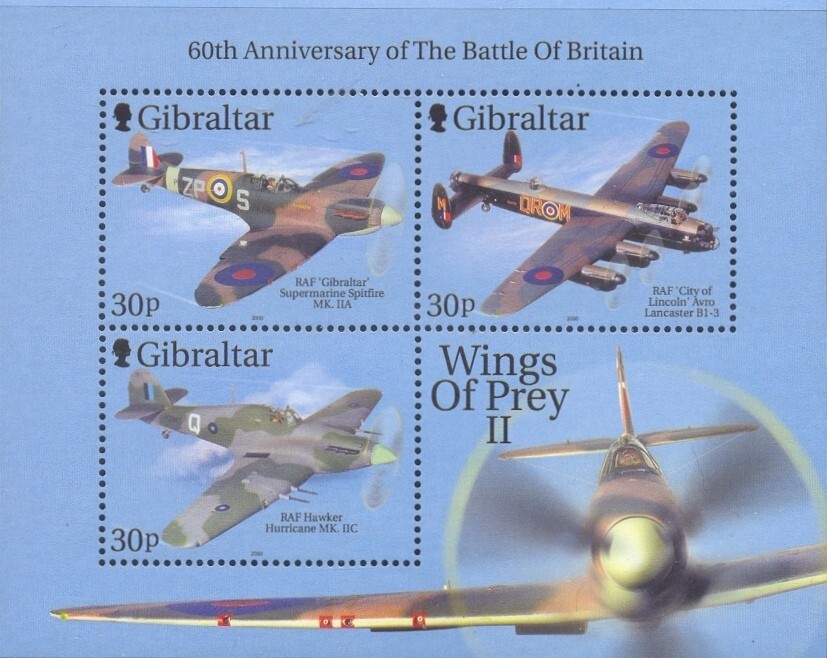 Gibraltar Scott #'s 853c MNH