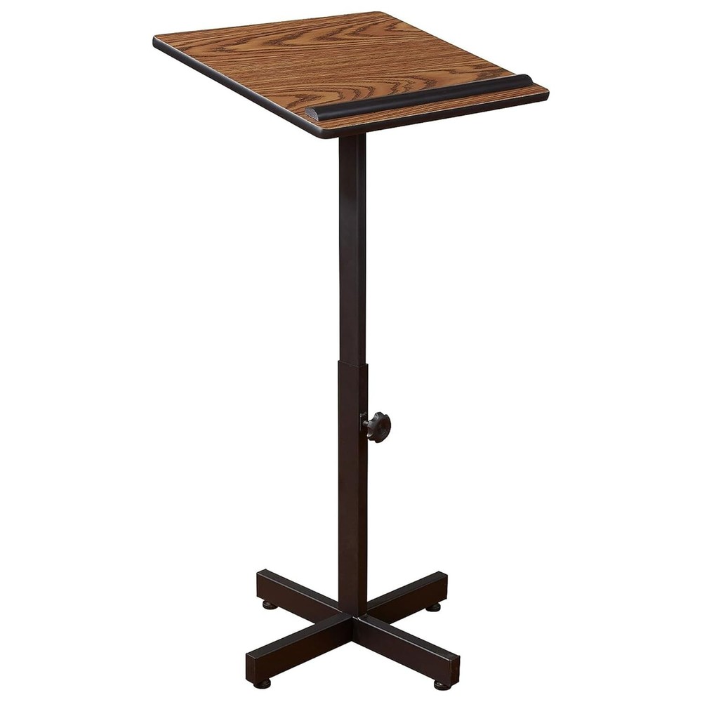 Oklahoma Sound Portable Presentation Series Adjustable Height Lectern Stand