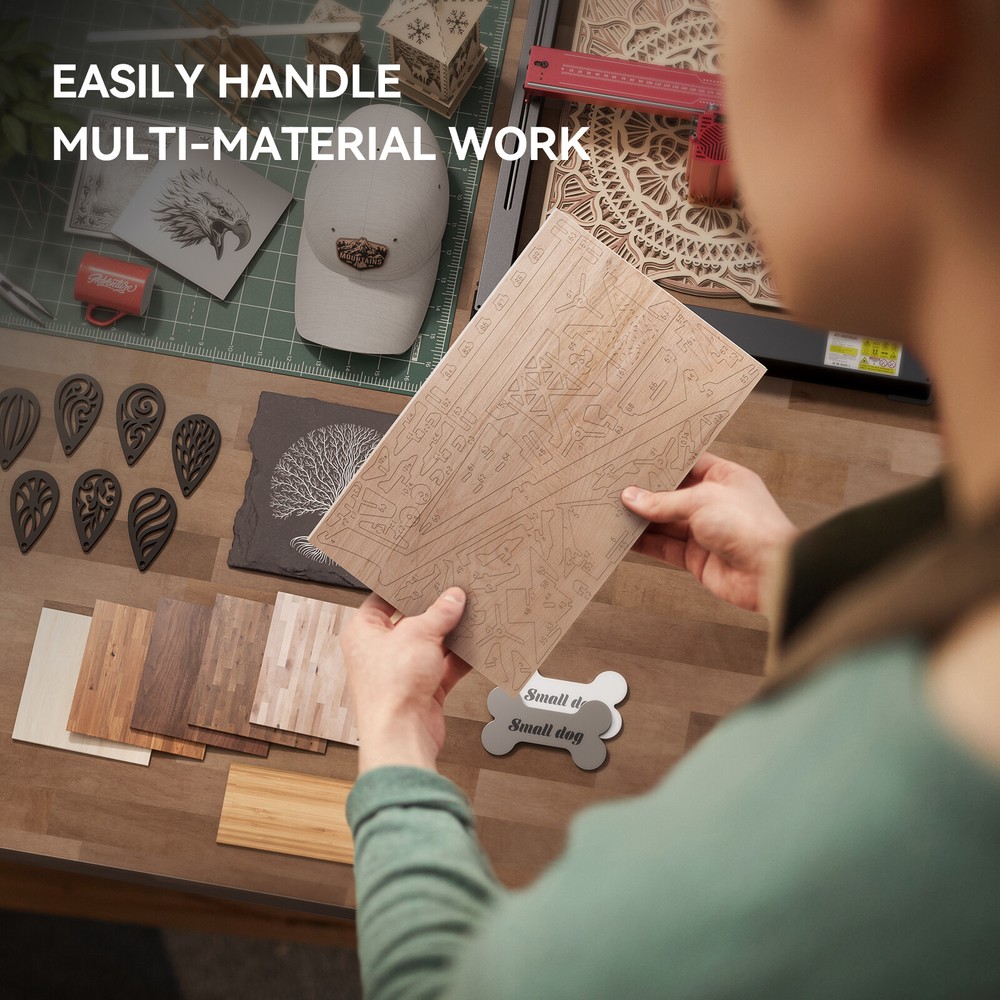 ATOMSTACK A24 PRO 120W Laser Engraver 24W Output Laser Engraving Cutting Machine