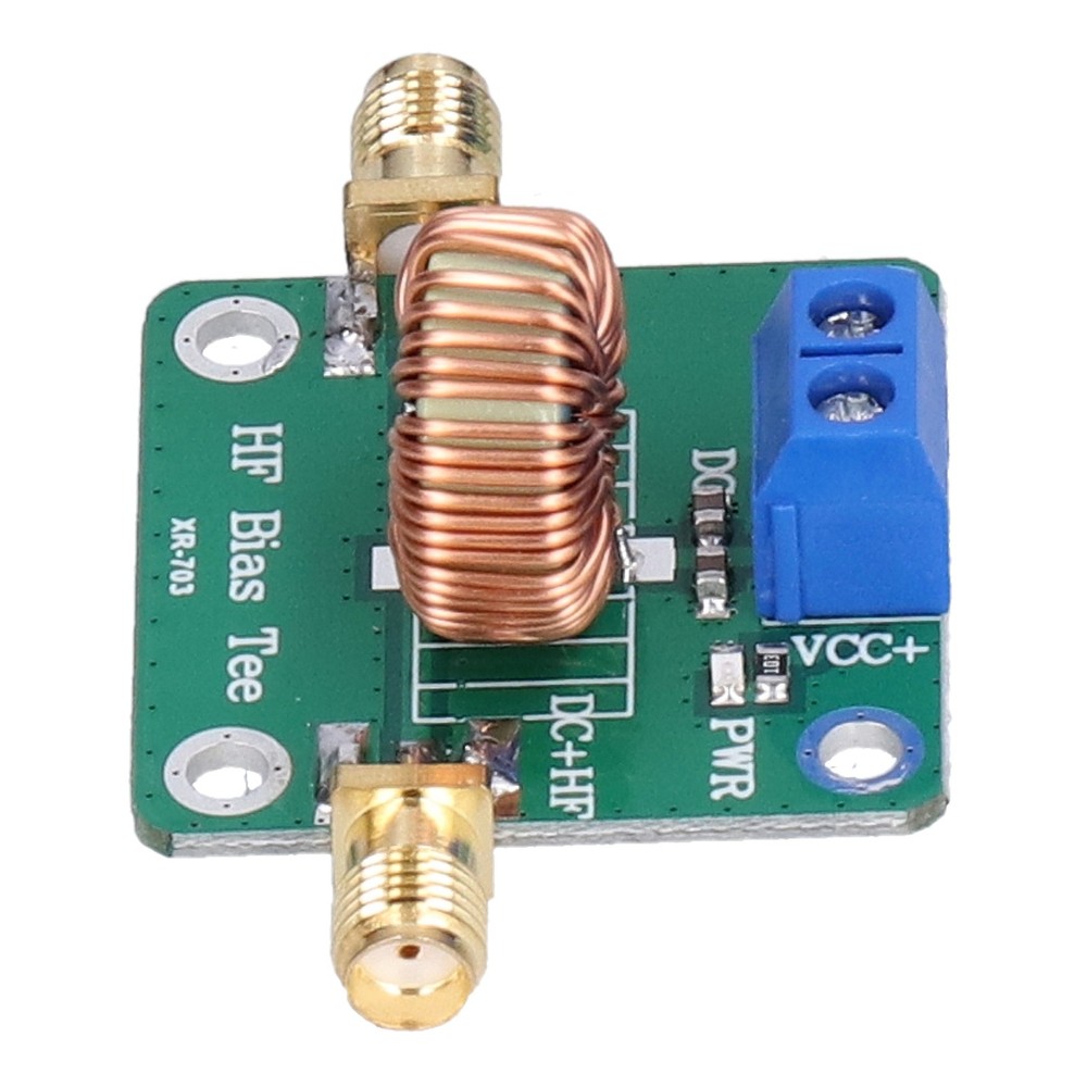 0.2‑180MHz Bias Tee Module RF Microwave DC Blocker Filter Board Electronic WT