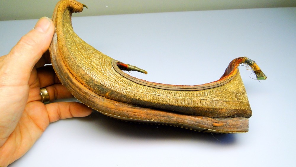 Antique Persian Middle Eastern Shoes
