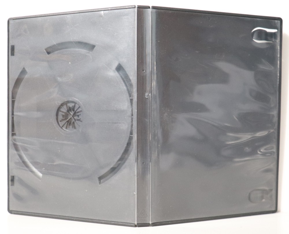 Genuine Viva Solid Eco-Box 1-Disc Single 14mm Black DVD Replacement Case USED