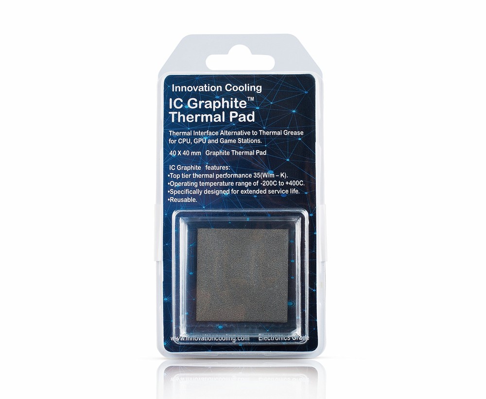 Graphite Thermal Pad – Permanent Replacement for Thermal Paste/Grease 40 X 40mm