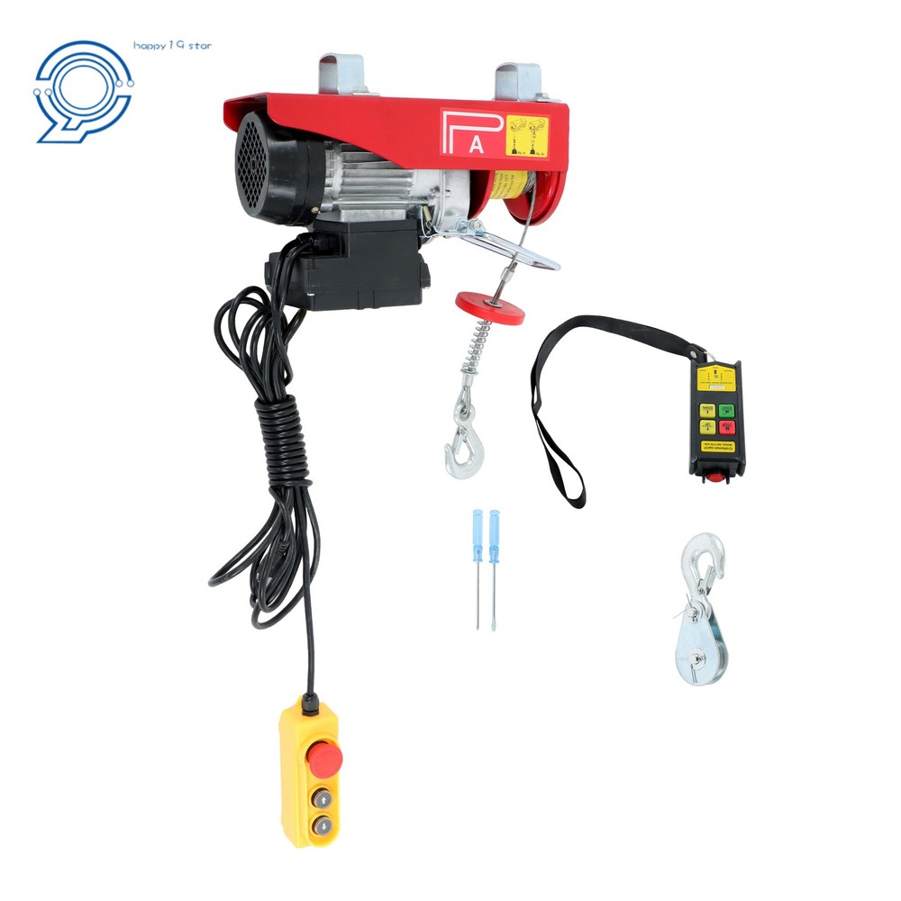 440 lbs 110V Electric Winch w/ 328 ft Wireless & 14 ft Wired Remote Control