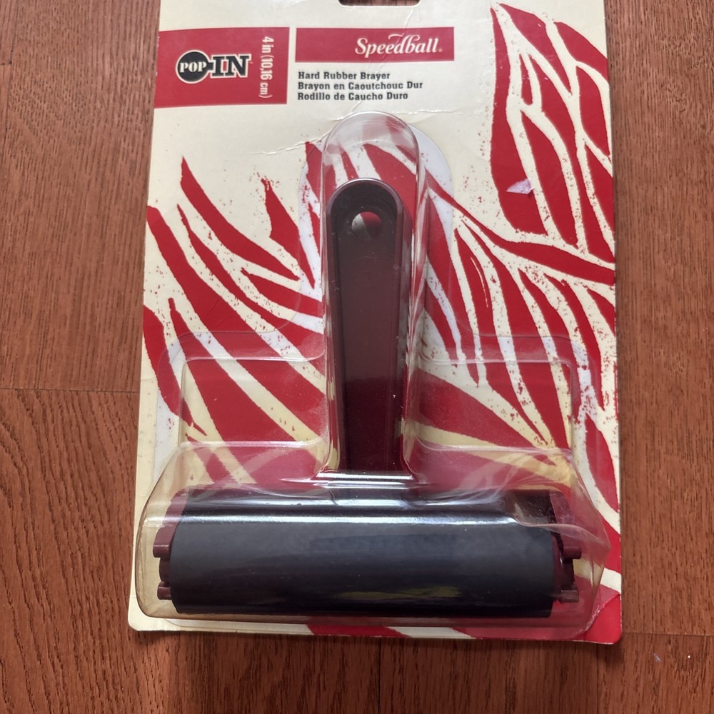 Speedball Pop-In Hard Rubber Brayer