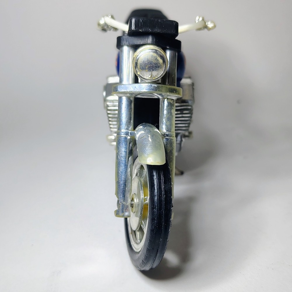 1981 Harley-Davidson Toy Motorcycle Vintage Matchbox Pull String Works