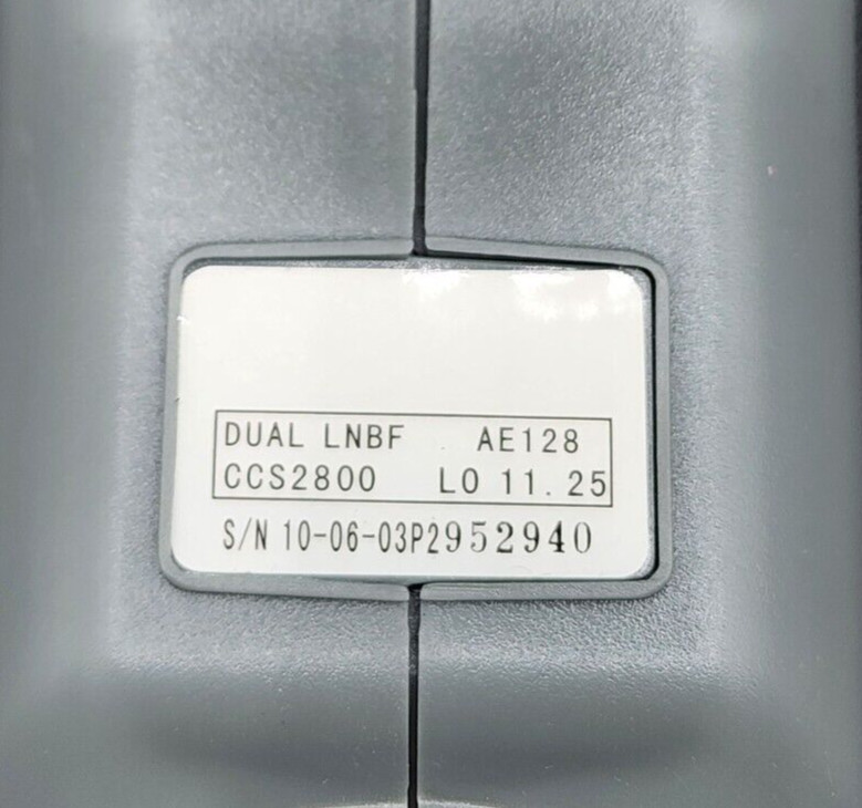 New LNBF Satellite Dish LAN DP DUAL HD AE128 Bell