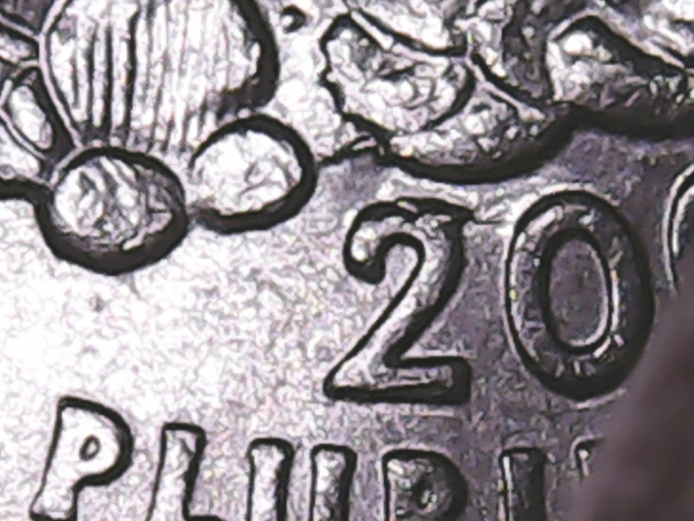 2008 P Arizona State Quarter with Die Chips.