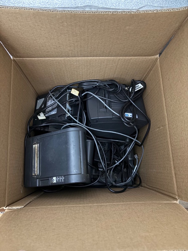 NCR POS System-multiple terminals and printers plus cash drawers