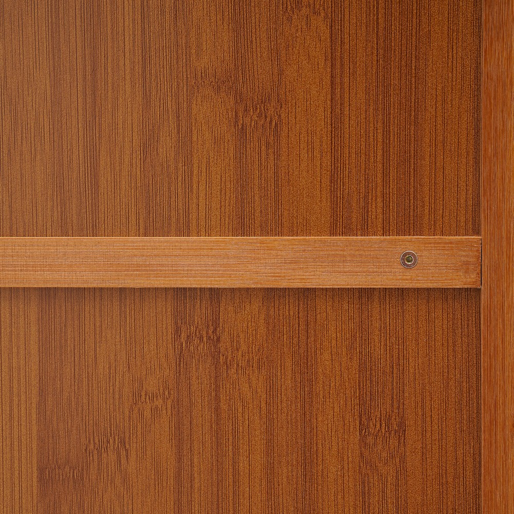 Kitchen Bamboo Storage Cabinet Large Capacity Storage Cupboard Durable Cabinet