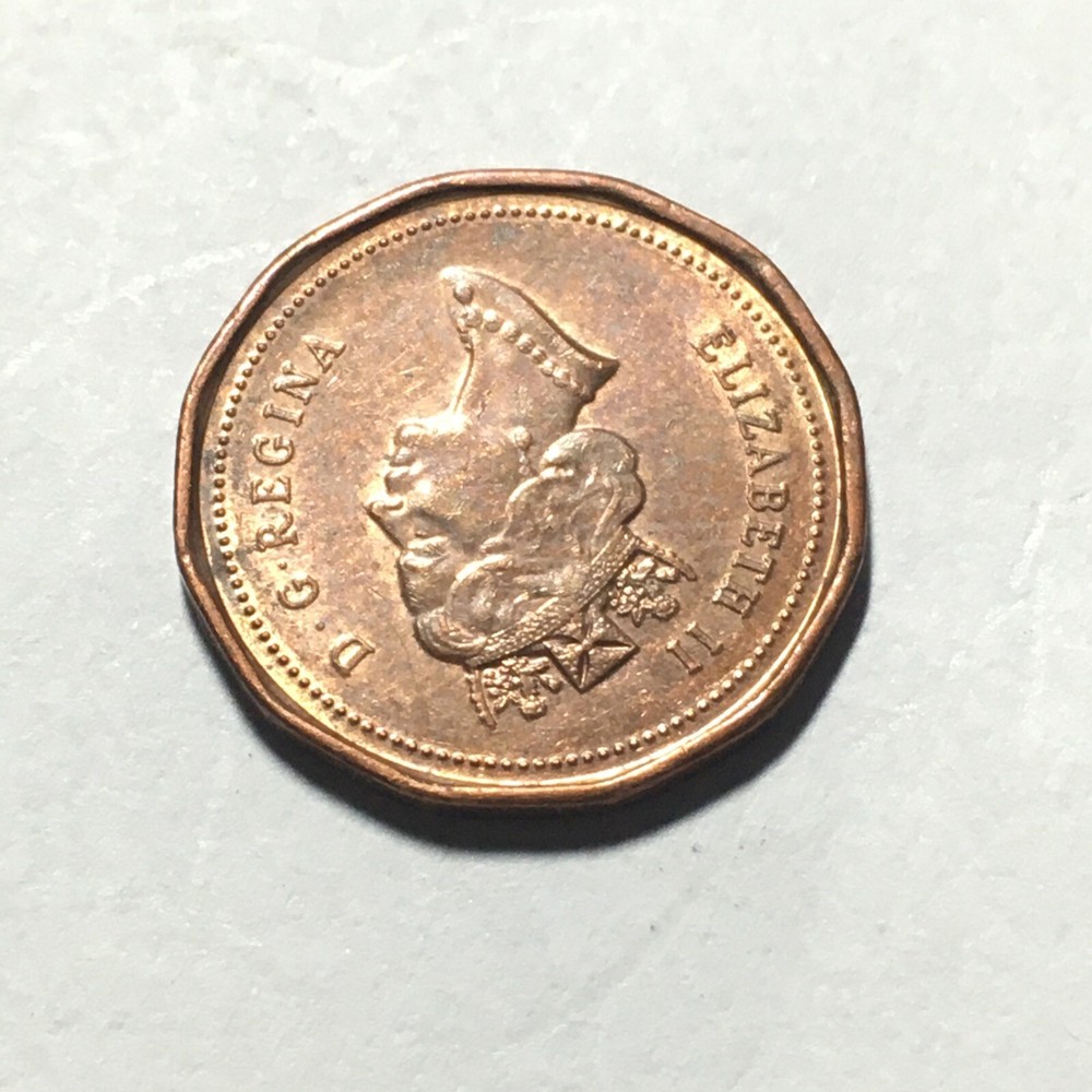 1992 CANADA ONE CENT COIN.