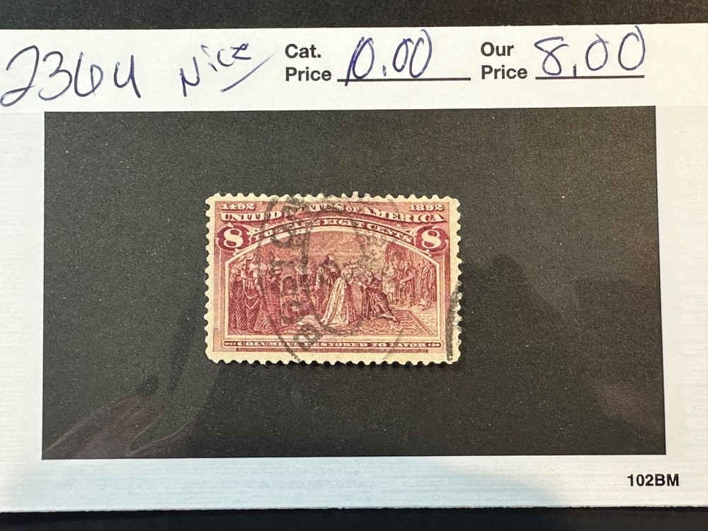 Scott #  236 Nice  2024 Scott Catalogue Value $ 10.00