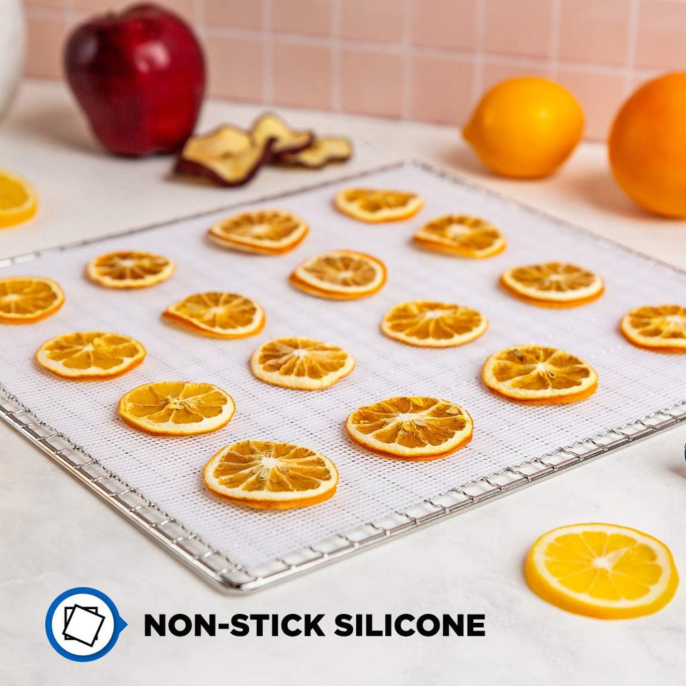 Silicone Dehydrator Sheets (12 Pack) Accessories for Cosori , Excalibur, Magic