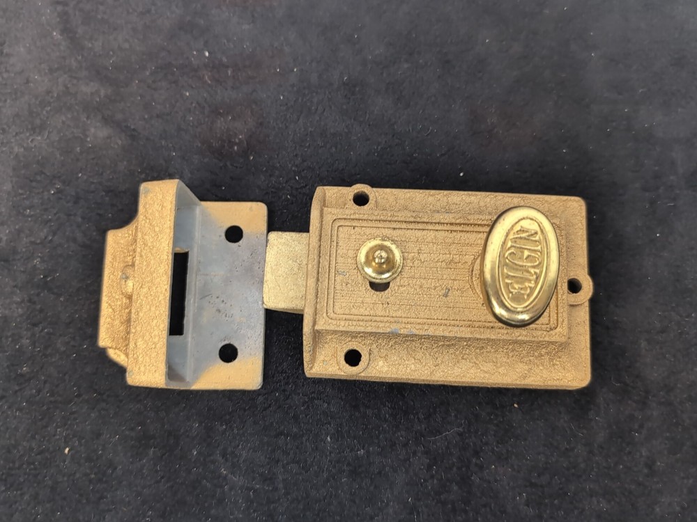 Vintage Brass Elgin Dead Bolt
