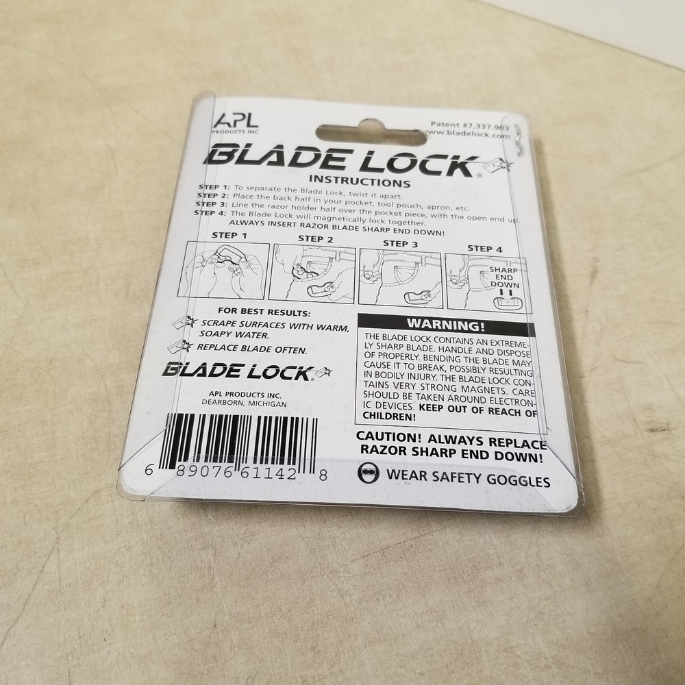 APL Products Blade Lock The Magnetic Razor Blade Locking System